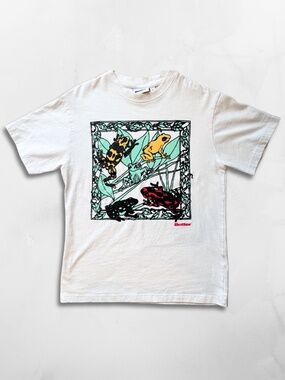 Butter Goods "Tree Frog" Graphic T-Shirt in White, Size S